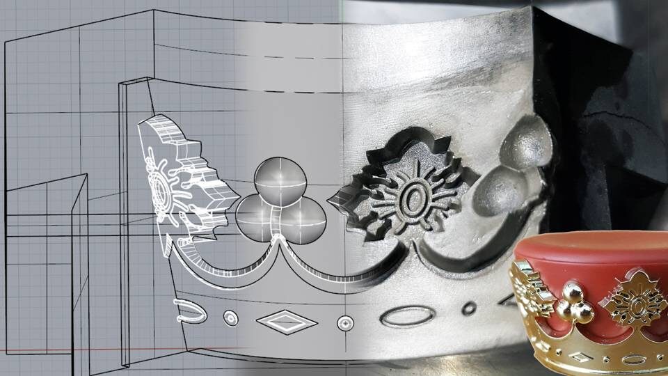 cavit2 prodotto finito, dal design alla produzione con incisioni a laser a rilievo